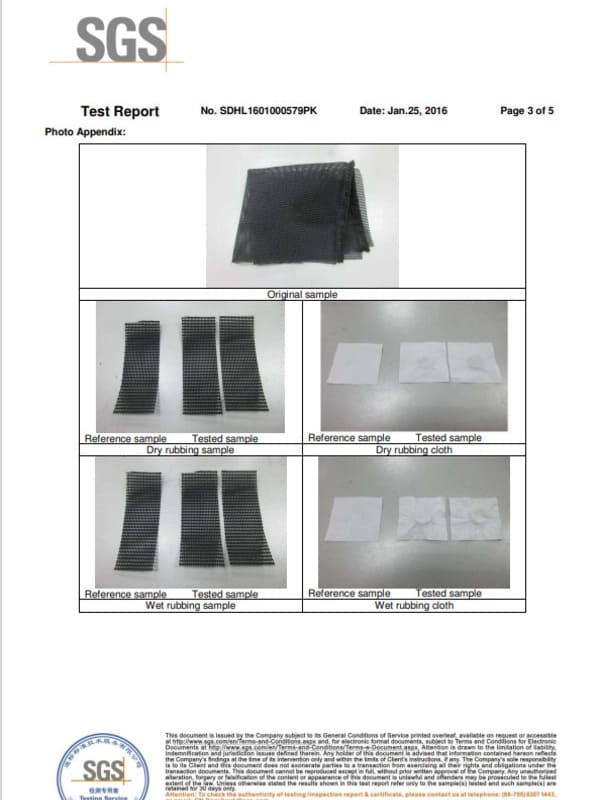 Mesh SGS Test Report