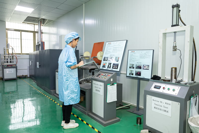 Office Chair Components Quality Test Room