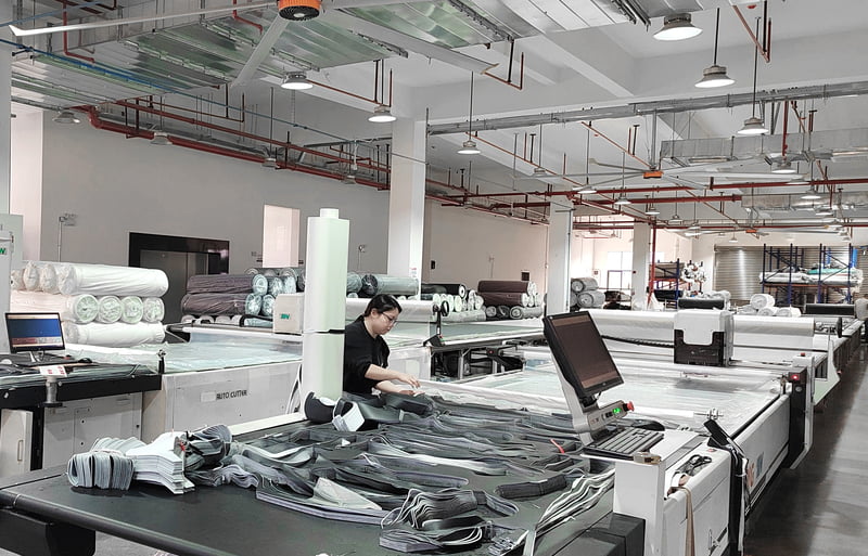 Office Chair Fabric Cutting Production Line