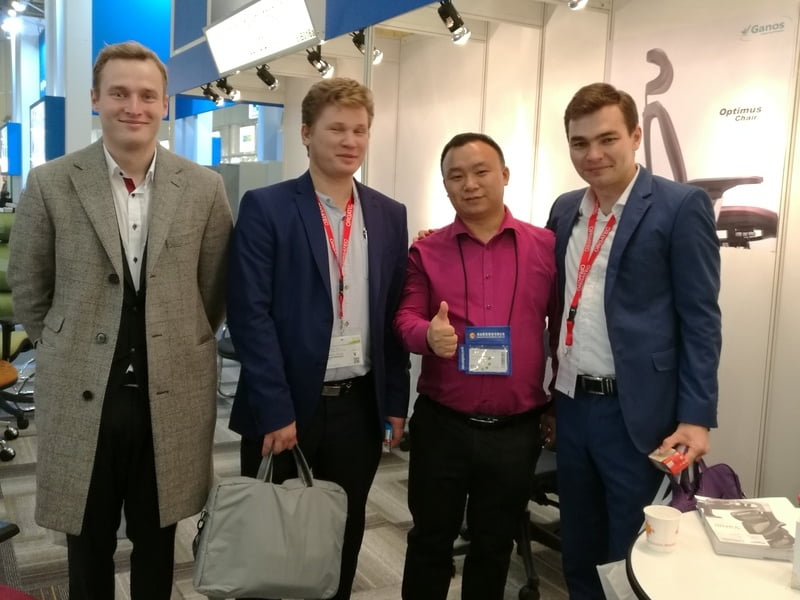 Orgatec office furniture show clients