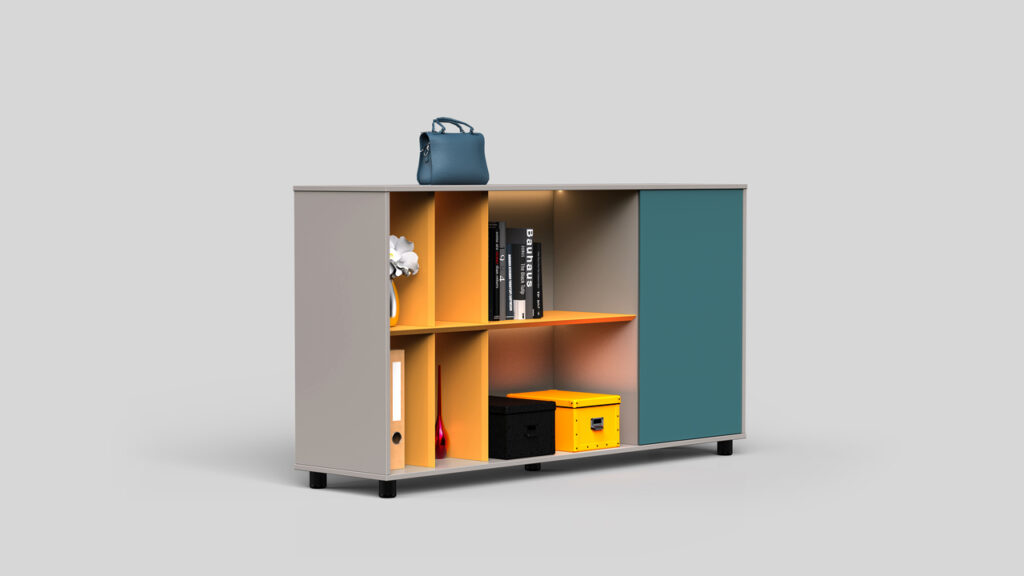 XY-35 Low And High File Cabinet Combination