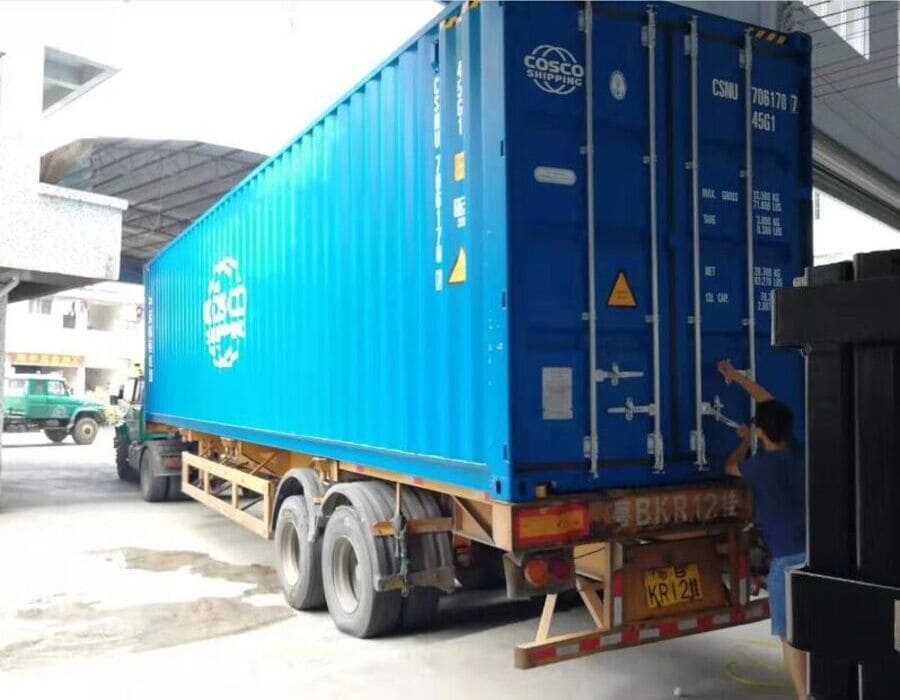 Beechair container loading process
